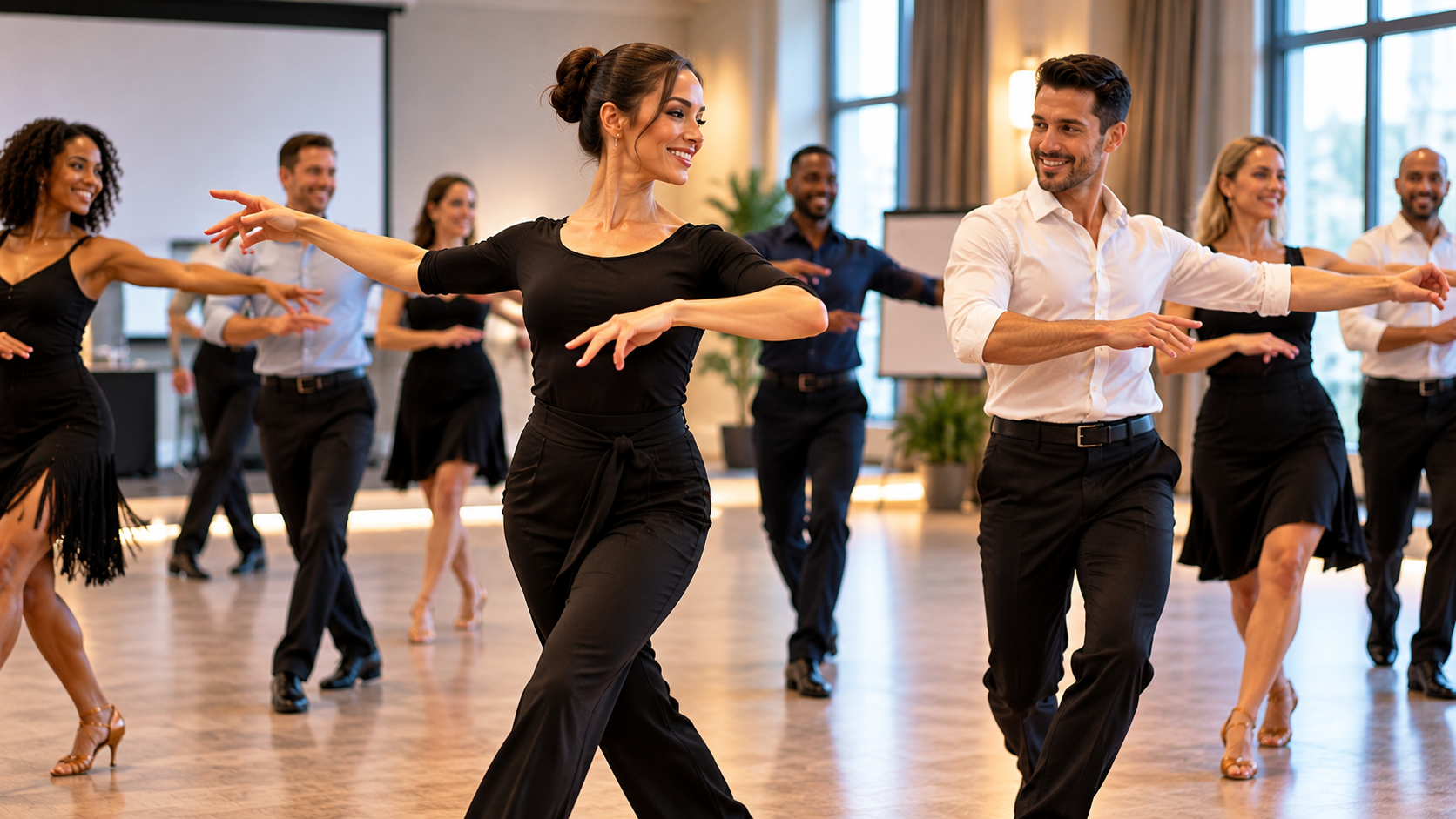 Corporate team building dance workshop